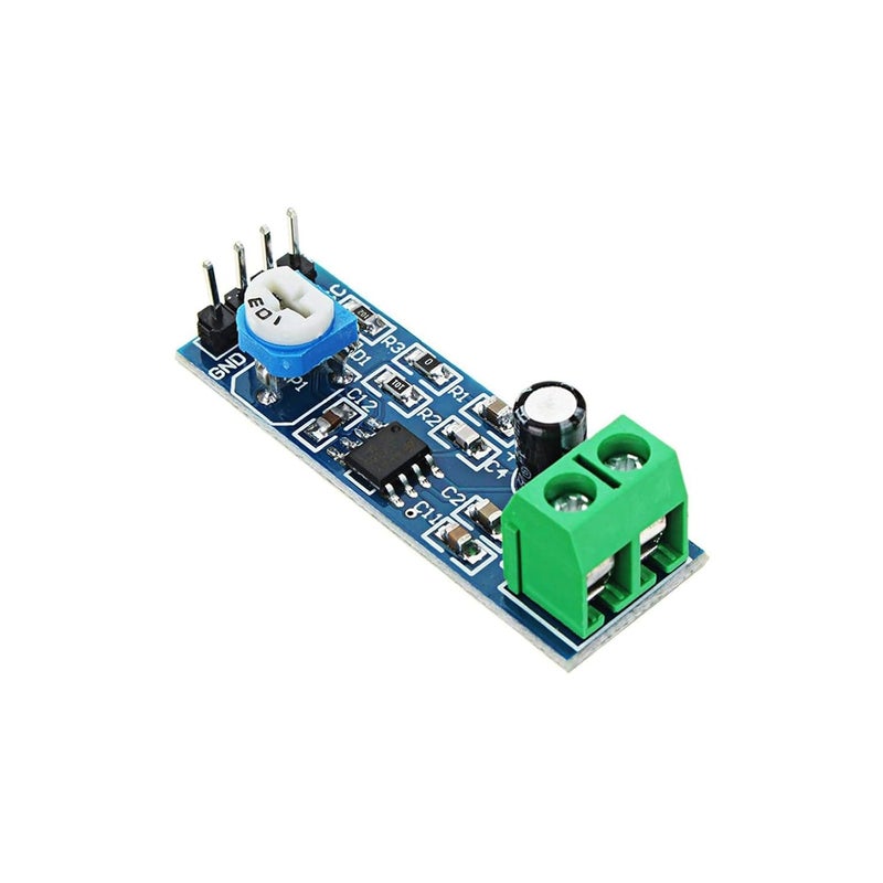 hiBCTR 10 - Piece Set of LM386 Mono Audio Amplifier Modules, 200x Amplification, 5V - 12V, 10K Adjustable - Image 4